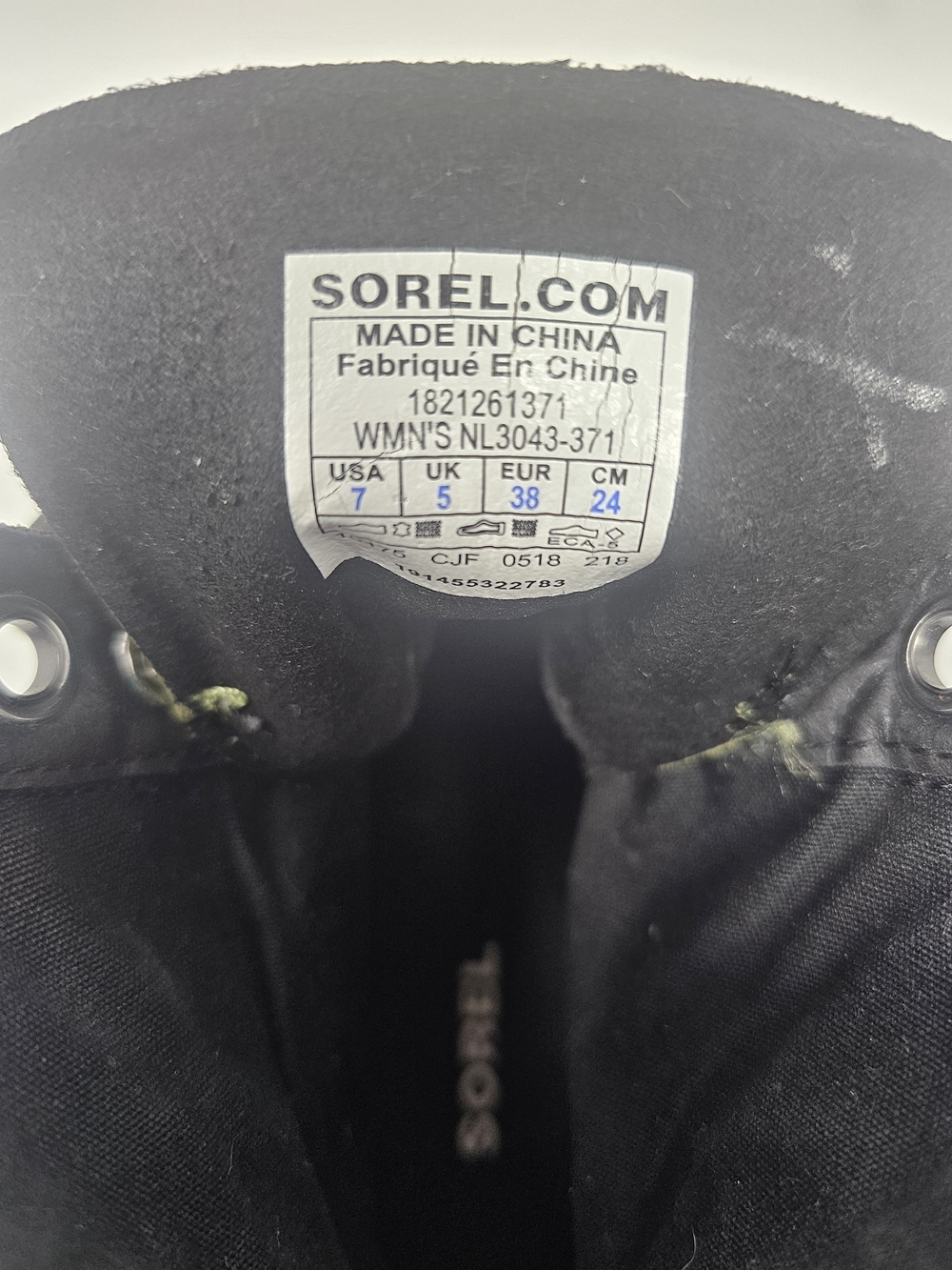 Sorel Womens Lexie Wedge, Hiker Green, Size 7.0 - Picture 11 of 12